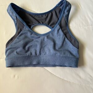 Heathered Blue Sports Bra